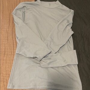 No Boundaries Charcoal Ribbed Top